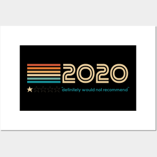 2020 review 1 of 5 stars, definitely do not recommend (funny joke retro vintage distressed style) Posters and Art